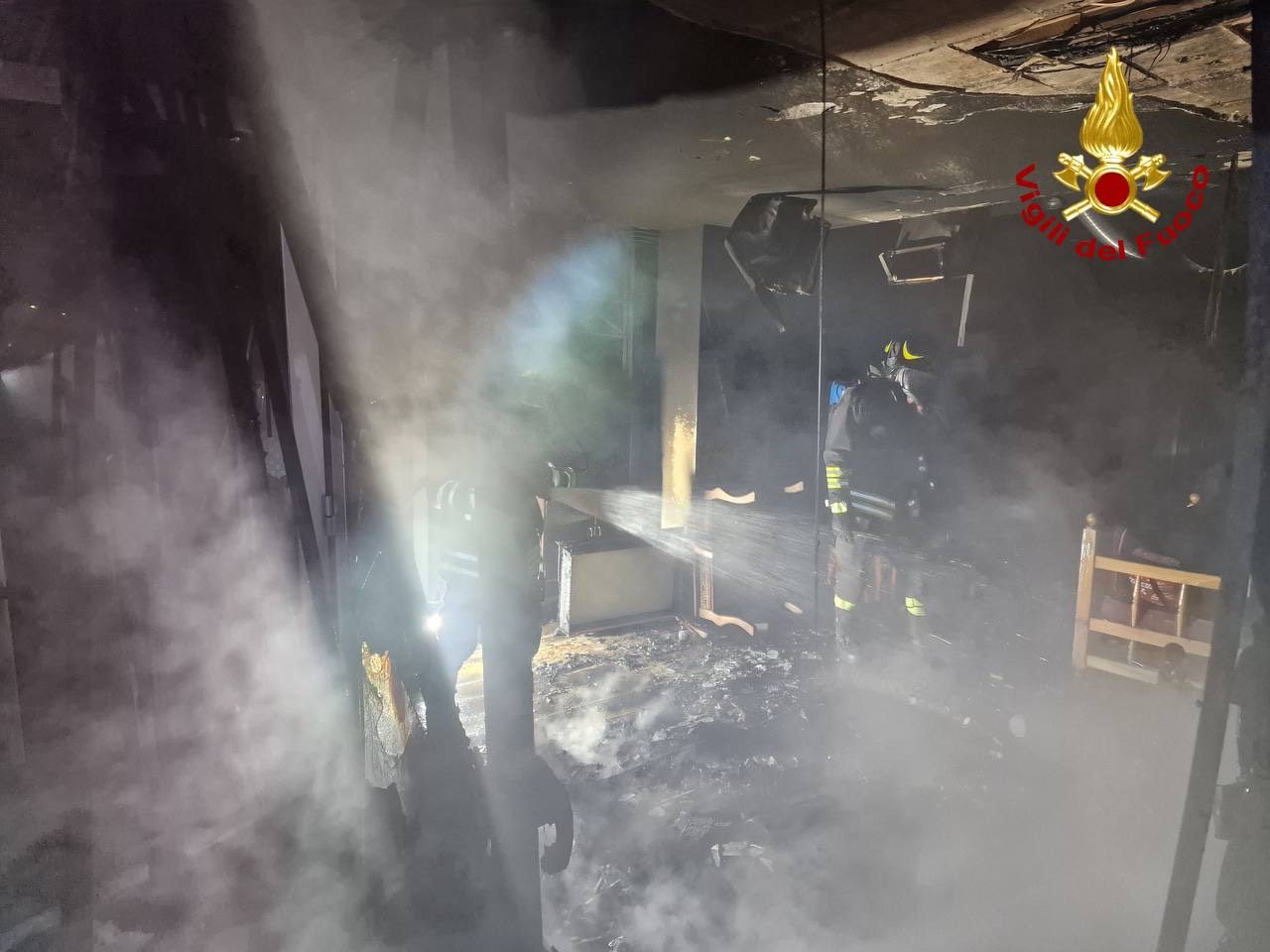 incendio bar foligno
