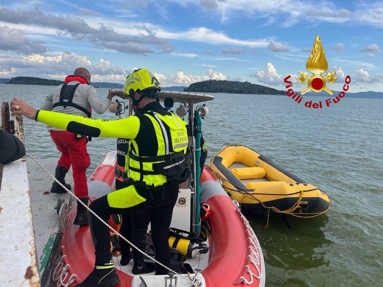 vigili del fuoco trasimeno