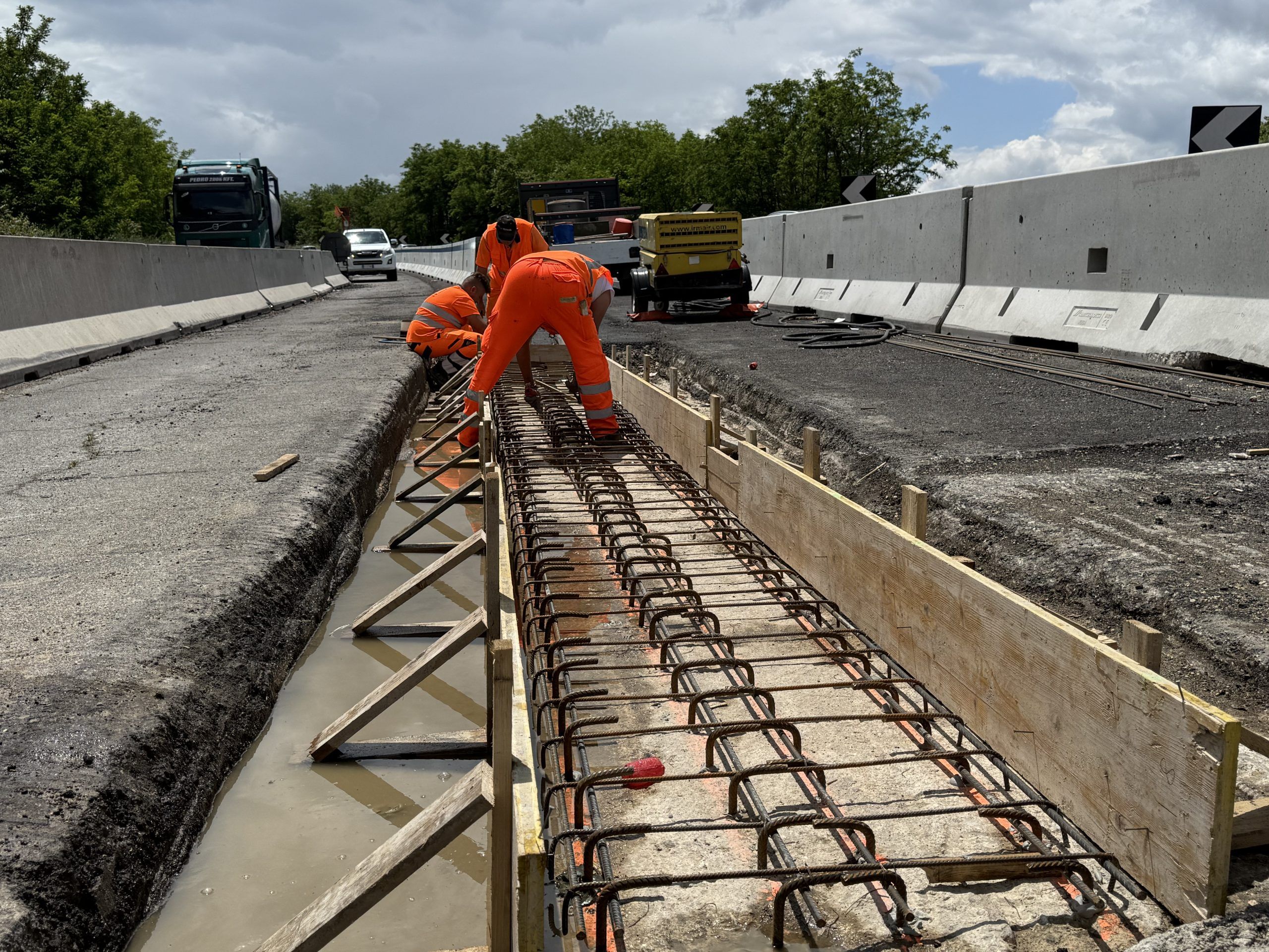 un cantiere stradale